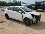 2013 Kia Rio Lx White vin: KNADM4A38D6259891