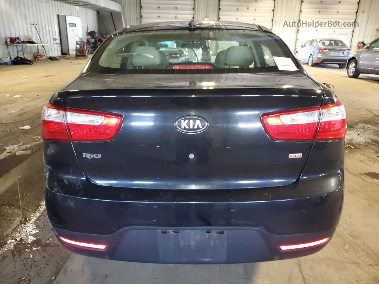 2013 Kia Rio Lx Черный vin: KNADM4A38D6267165