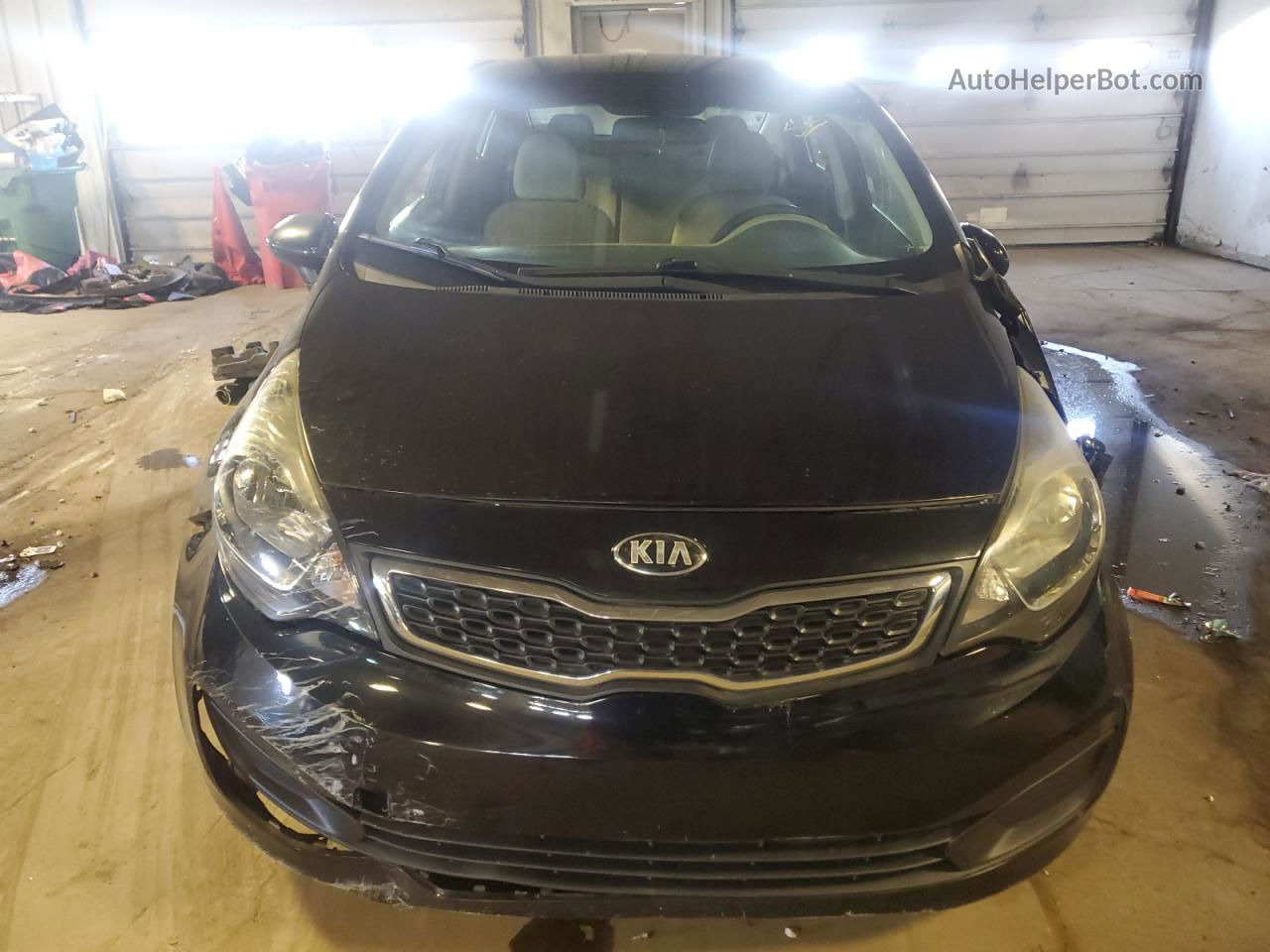 2013 Kia Rio Lx Черный vin: KNADM4A38D6267165