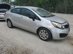 2013 Kia Rio Lx Silver vin: KNADM4A38D6282474