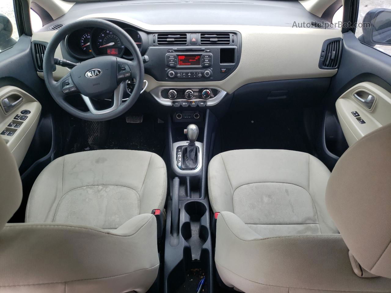 2013 Kia Rio Lx Черный vin: KNADM4A38D6317885