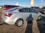 2014 Kia Rio Lx Silver vin: KNADM4A38E6337314