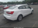 2014 Kia Rio Lx White vin: KNADM4A38E6347664