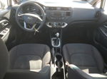 2014 Kia Rio Lx Silver vin: KNADM4A38E6348801