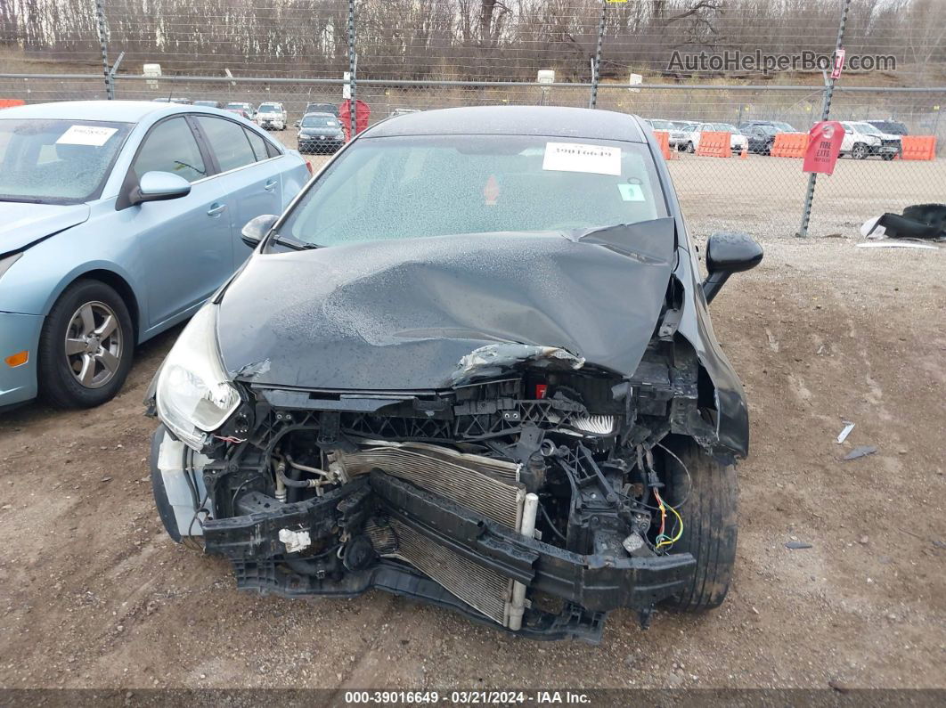 2014 Kia Rio Lx Black vin: KNADM4A38E6348877