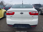 2014 Kia Rio Lx White vin: KNADM4A38E6352802