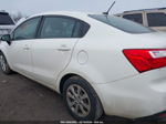 2014 Kia Rio Lx White vin: KNADM4A38E6352802