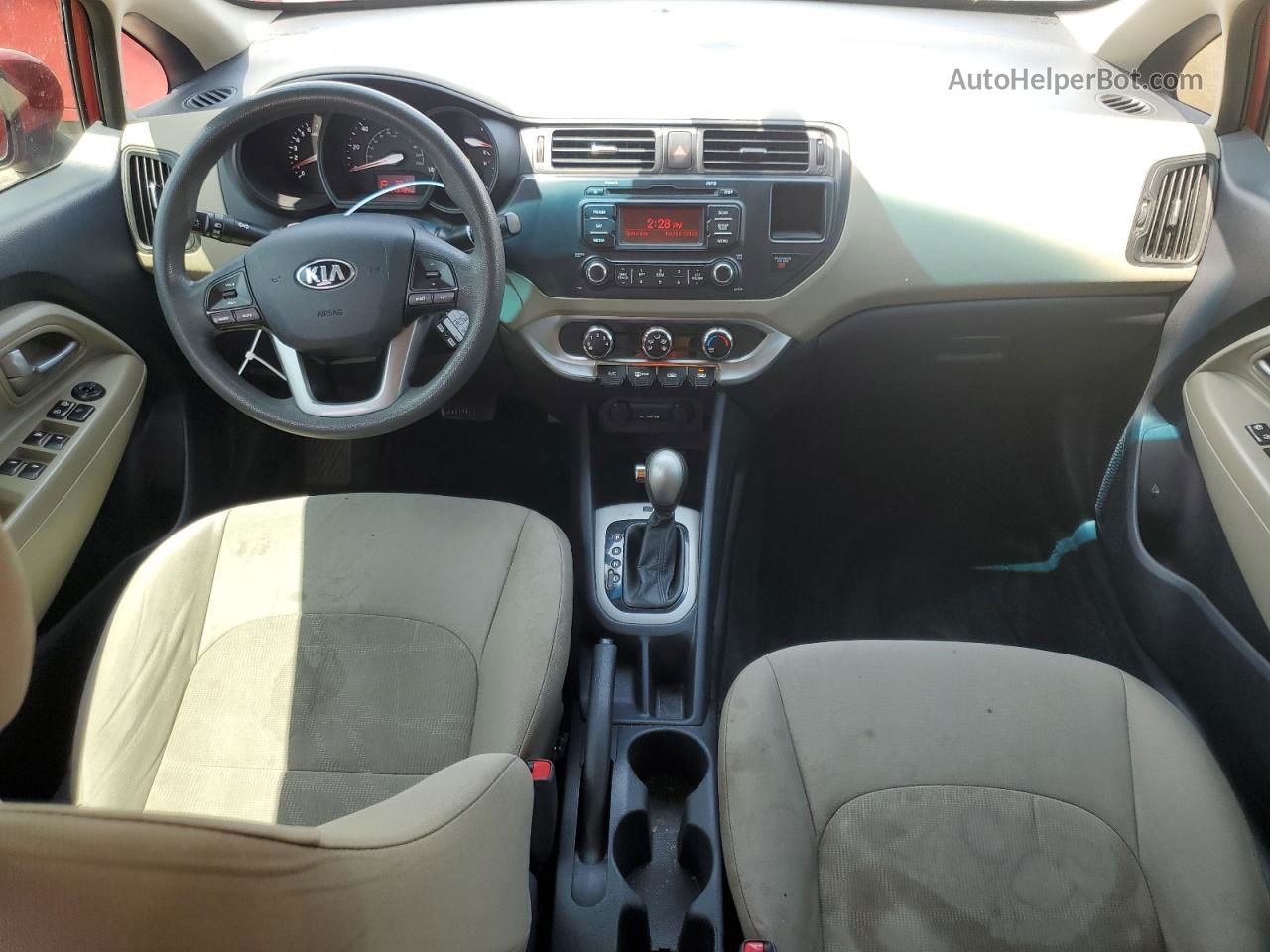 2014 Kia Rio Lx Красный vin: KNADM4A38E6371723