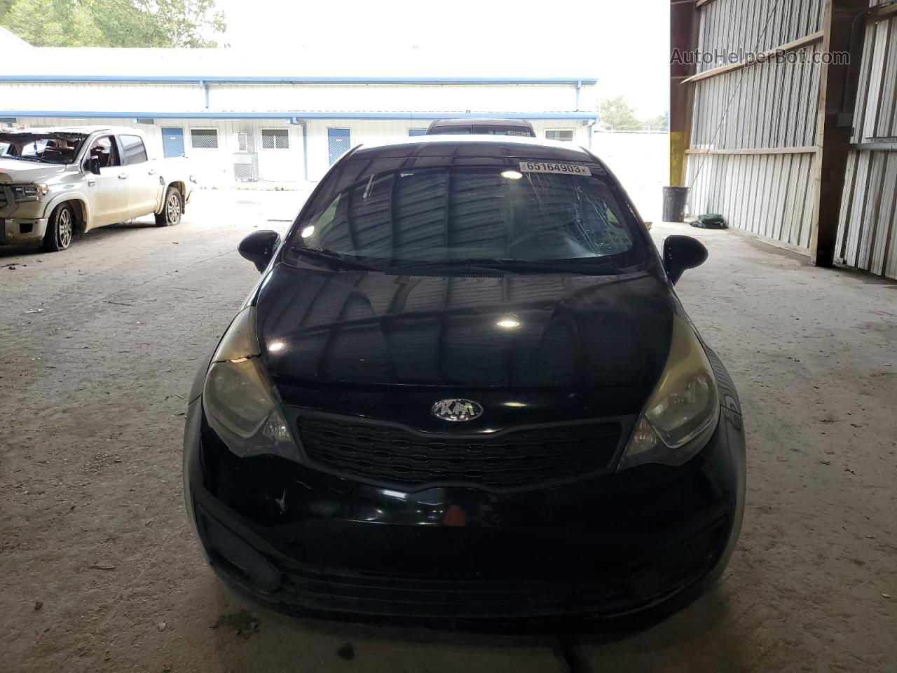 2014 Kia Rio Lx Черный vin: KNADM4A38E6400623