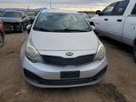 2013 Kia Rio Lx Серебряный vin: KNADM4A39D6164448