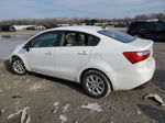 2013 Kia Rio Lx White vin: KNADM4A39D6257504