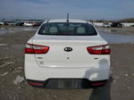 2013 Kia Rio Lx White vin: KNADM4A39D6257504