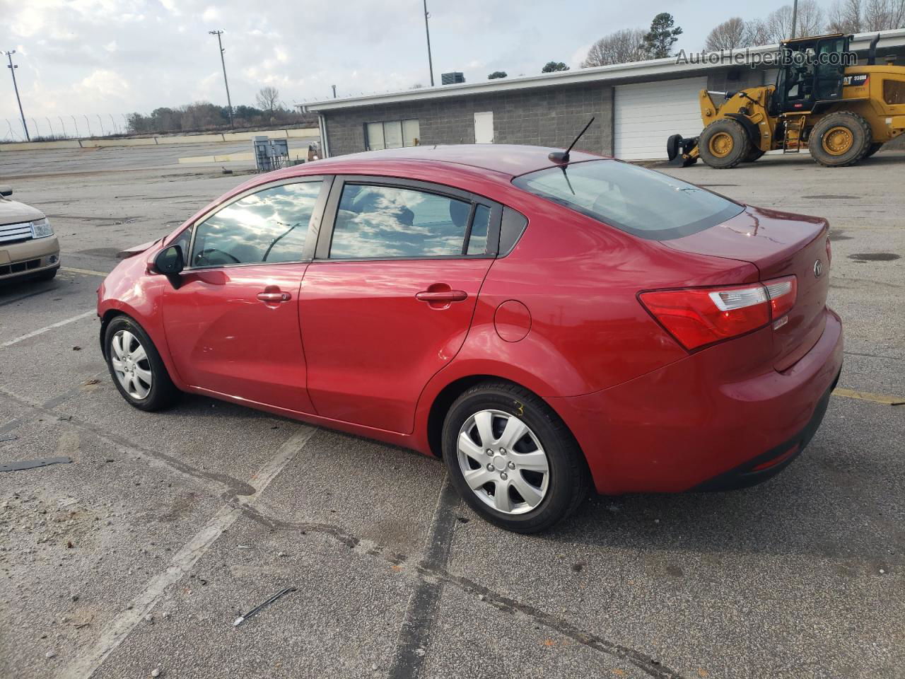 2013 Kia Rio Lx Red vin: KNADM4A39D6266901