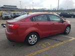 2013 Kia Rio Lx Red vin: KNADM4A39D6266901