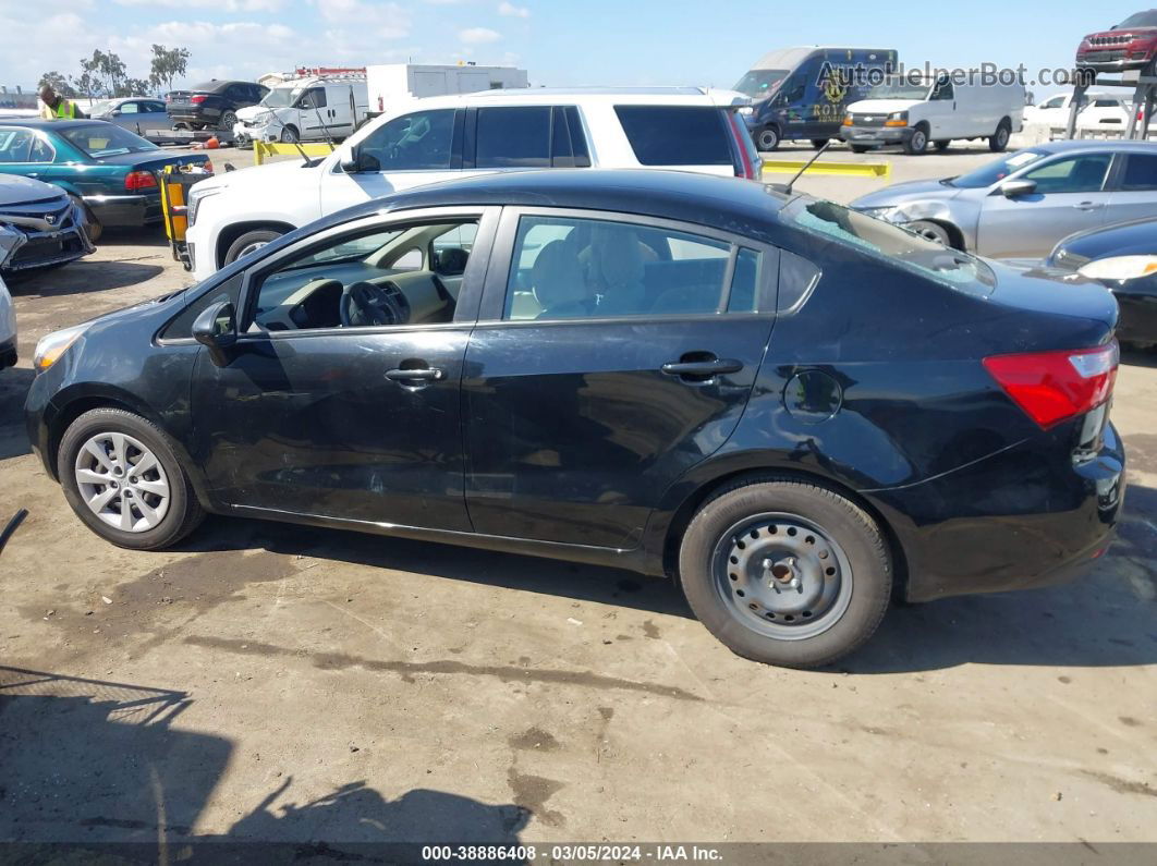 2013 Kia Rio Lx Black vin: KNADM4A39D6272861