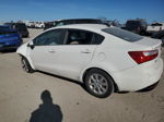 2014 Kia Rio Lx White vin: KNADM4A39E6338729