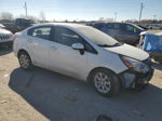 2014 Kia Rio Lx White vin: KNADM4A39E6338729