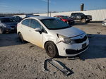 2014 Kia Rio Lx White vin: KNADM4A39E6349567