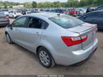 2014 Kia Rio Lx Silver vin: KNADM4A39E6357295