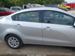 2014 Kia Rio Lx Silver vin: KNADM4A39E6357295