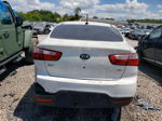 2014 Kia Rio Lx White vin: KNADM4A39E6414577