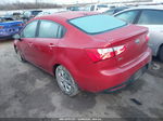 2014 Kia Rio Lx Red vin: KNADM4A39E6418466