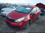 2014 Kia Rio Lx Red vin: KNADM4A39E6418466