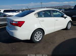 2013 Kia Rio Lx White vin: KNADM4A3XD6129501