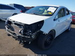 2013 Kia Rio Lx White vin: KNADM4A3XD6129501