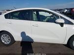 2013 Kia Rio Lx White vin: KNADM4A3XD6129501