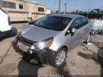 2013 Kia Rio Lx Silver vin: KNADM4A3XD6211504