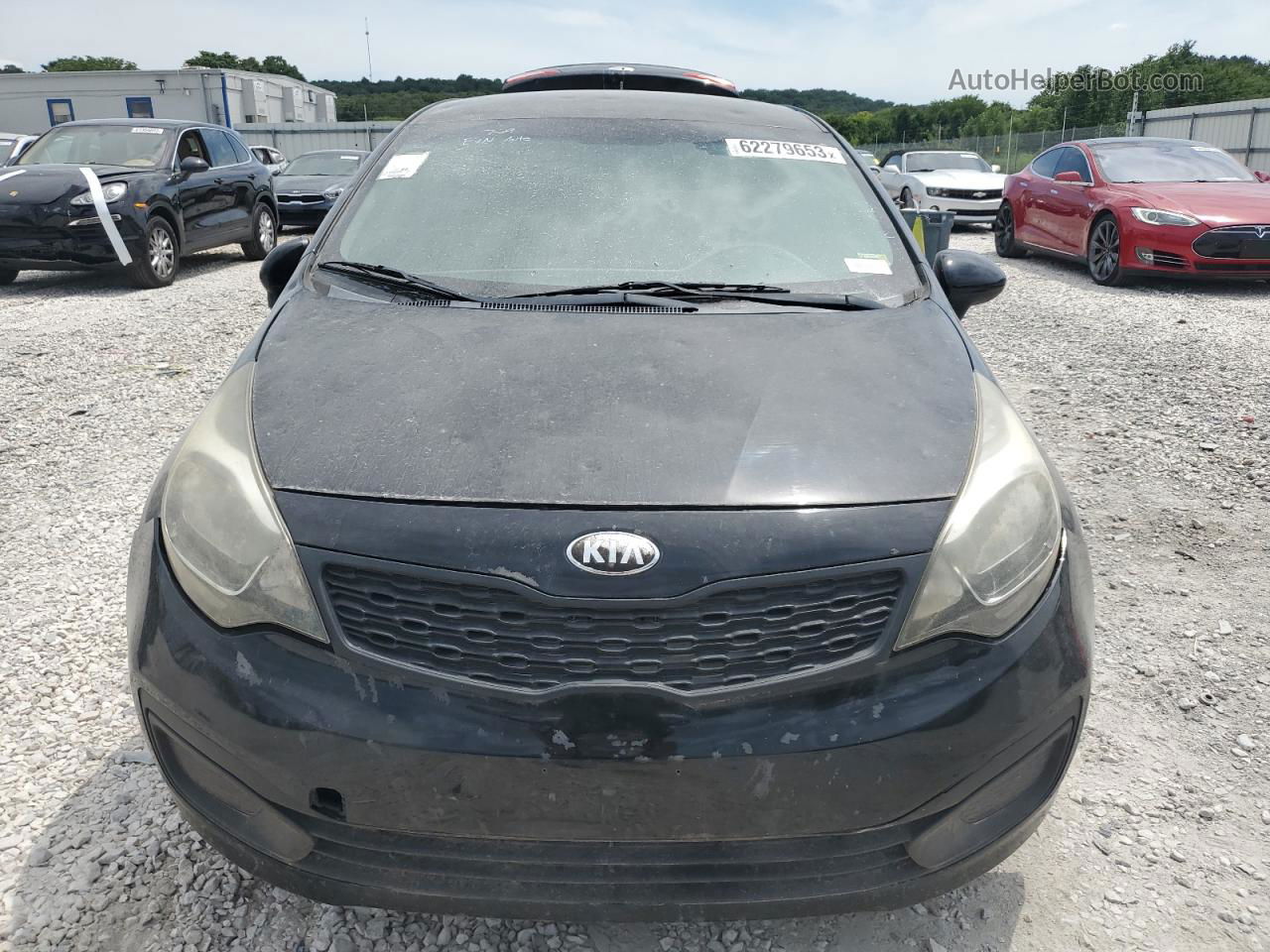 2013 Kia Rio Lx Black vin: KNADM4A3XD6211521