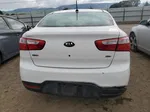 2013 Kia Rio Lx White vin: KNADM4A3XD6293573