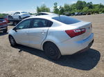 2013 Kia Rio Lx Silver vin: KNADM4A3XD6294688