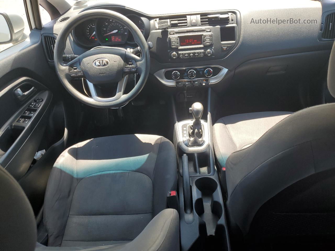 2013 Kia Rio Lx Silver vin: KNADM4A3XD6294688