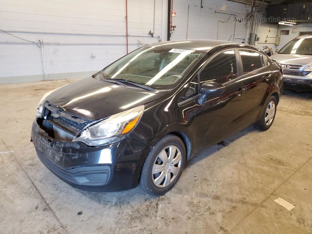 2013 Kia Rio Lx Black vin: KNADM4A3XD6306547