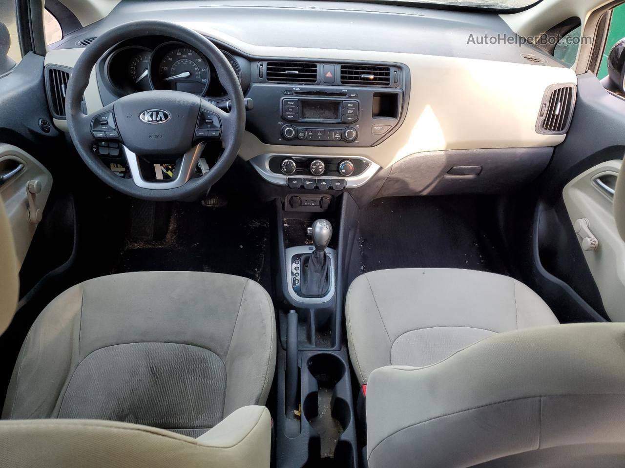 2013 Kia Rio Lx Черный vin: KNADM4A3XD6307228