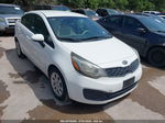 2013 Kia Rio Lx White vin: KNADM4A3XD6318164