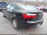 2014 Kia Rio Lx Черный vin: KNADM4A3XE6325164