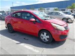 2014 Kia Rio Lx Red vin: KNADM4A3XE6336066