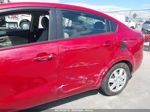 2014 Kia Rio Lx Red vin: KNADM4A3XE6336066