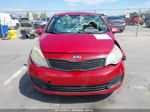 2014 Kia Rio Lx Red vin: KNADM4A3XE6336066