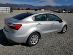 2014 Kia Rio Lx Silver vin: KNADM4A3XE6352235