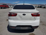 2014 Kia Rio Lx White vin: KNADM4A3XE6384747