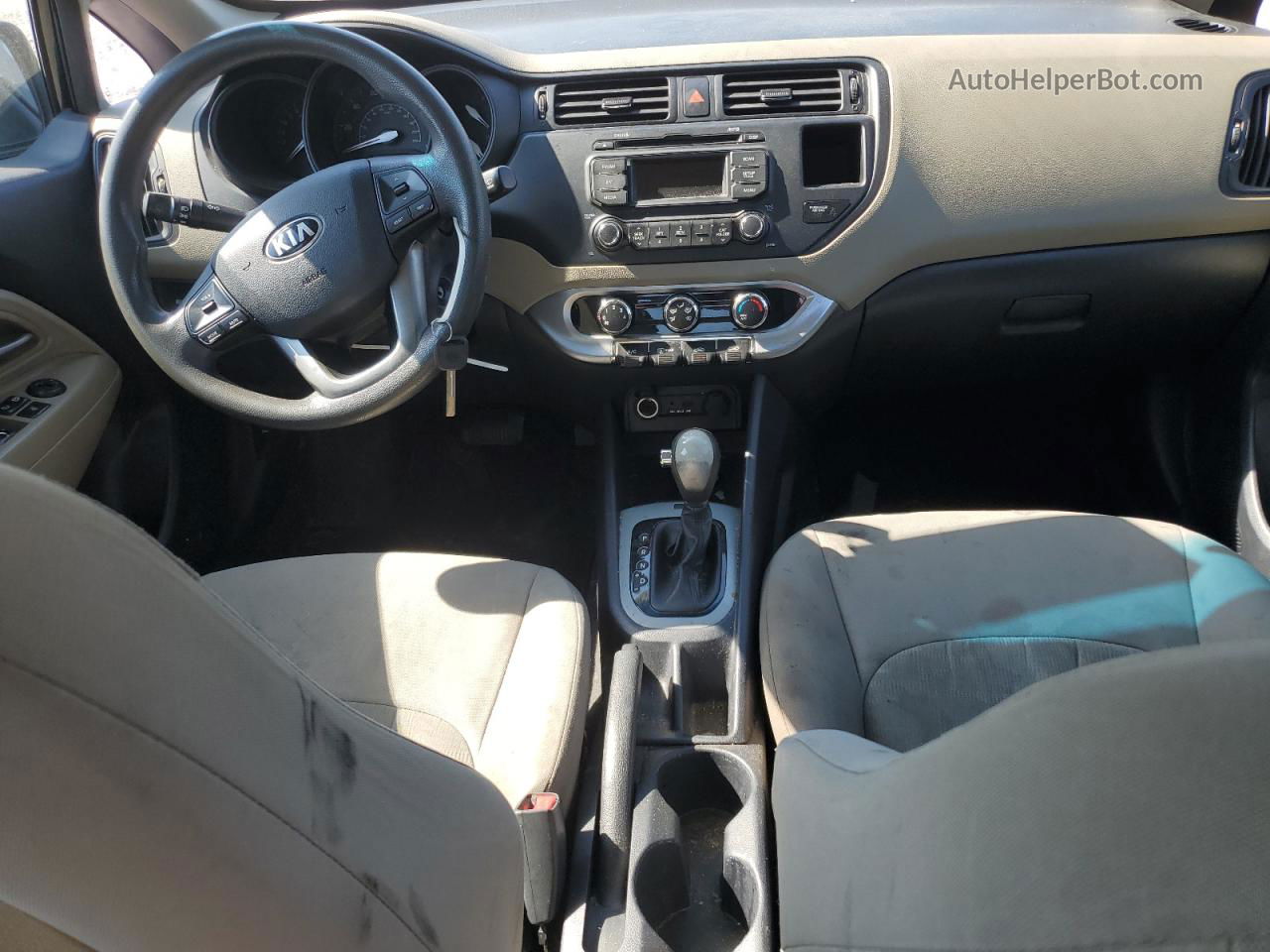 2014 Kia Rio Lx Черный vin: KNADM4A3XE6394887