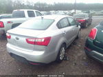 2014 Kia Rio Lx Silver vin: KNADM4A3XE6404706