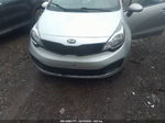 2014 Kia Rio Lx Silver vin: KNADM4A3XE6404706