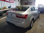 2014 Kia Rio Lx Silver vin: KNADM4A3XE6414135