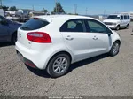 2013 Kia Rio Lx White vin: KNADM5A30D6111868