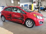 2013 Kia Rio Lx Red vin: KNADM5A30D6180012